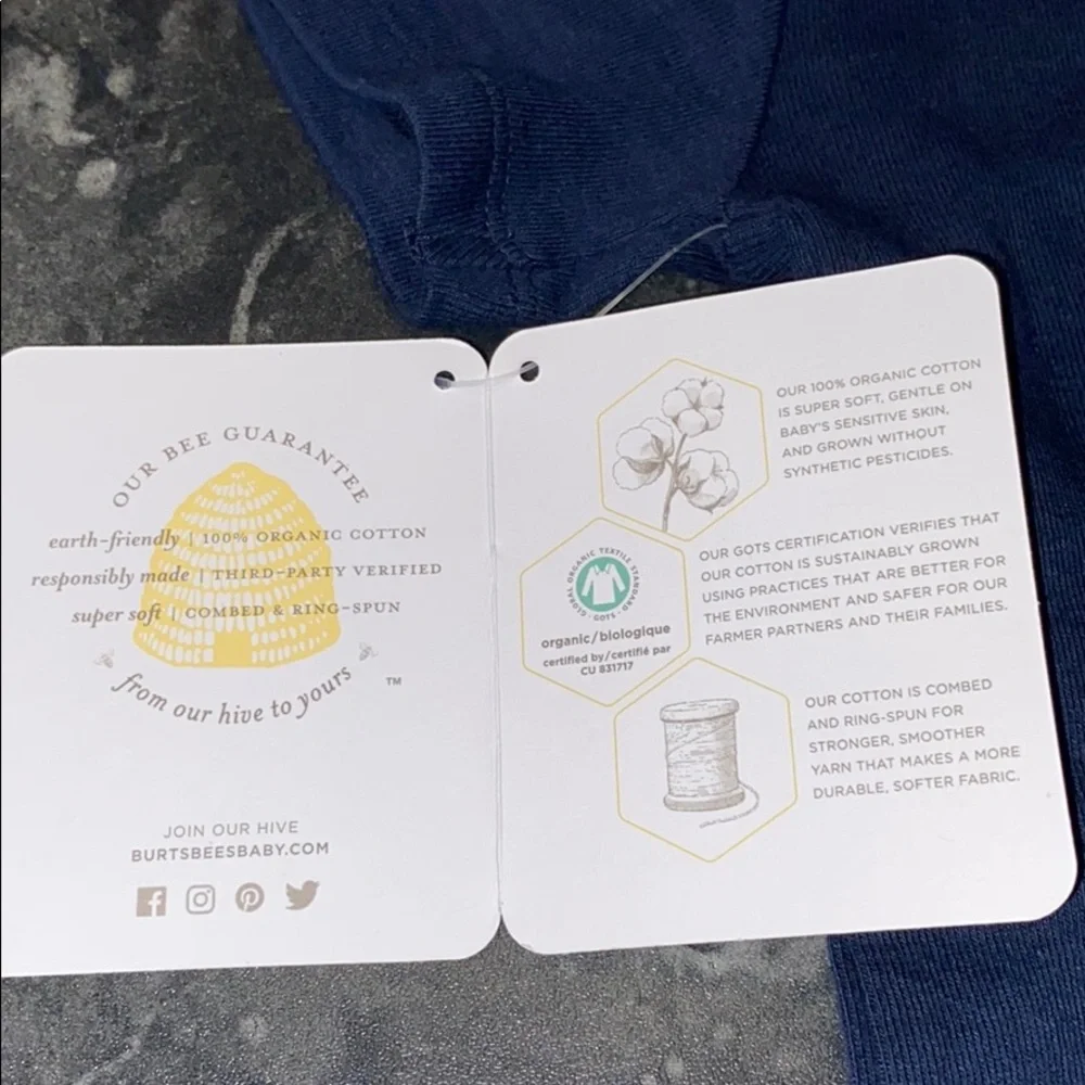 Burt’s Bees 🐝 Baby Romper